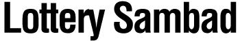 Lottery sambad 